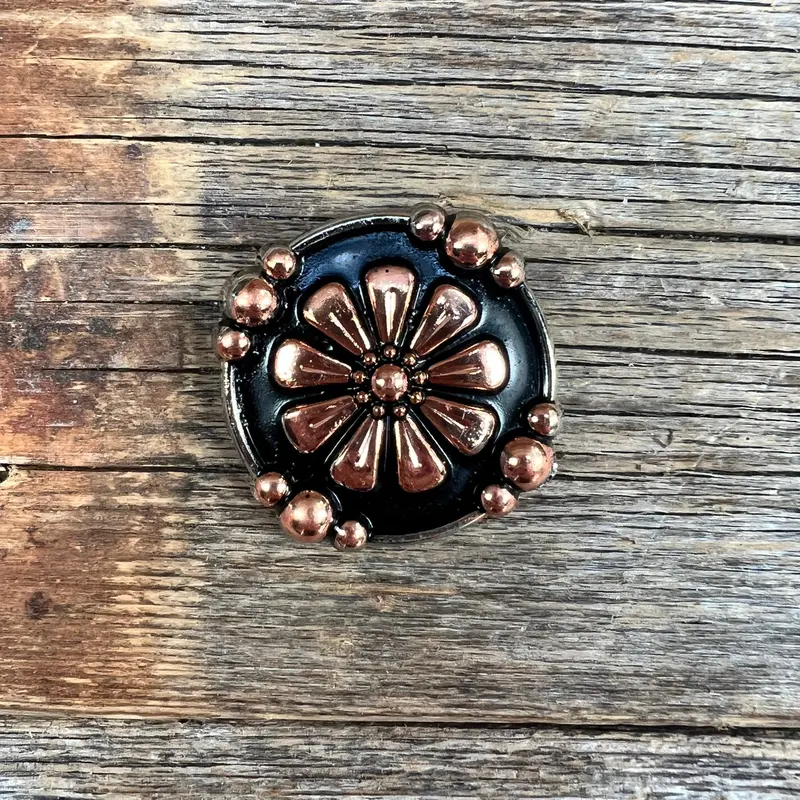 Copper Flower Western Concho W196 2