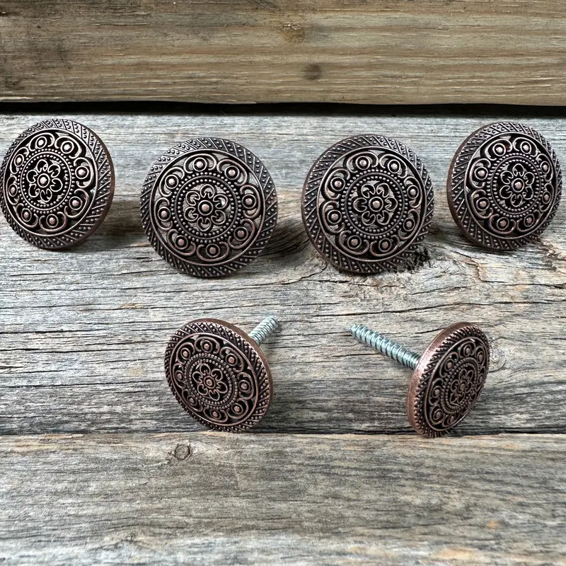 Copper Intricate Engraved Saddle Set Ssw224 1