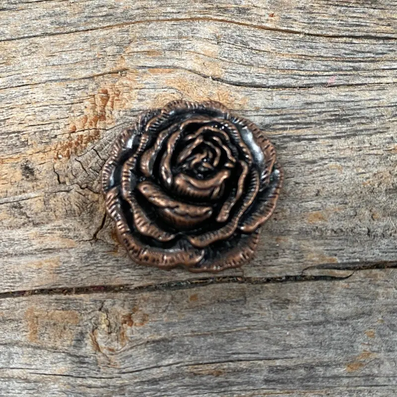 Copper Rose Concho 1.5" W107cl 1
