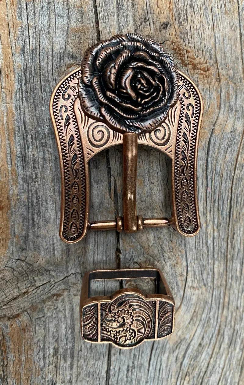 Copper Rose Concho Buckle Adapter W107coba 1