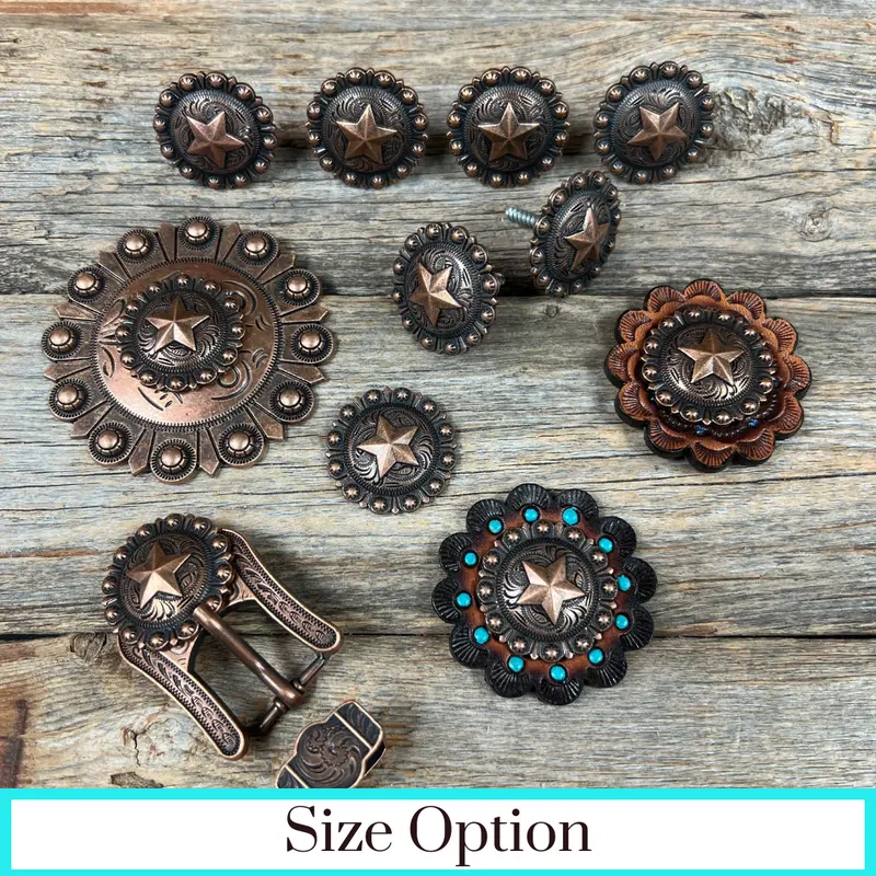 Copper Star Western Concho W175 1