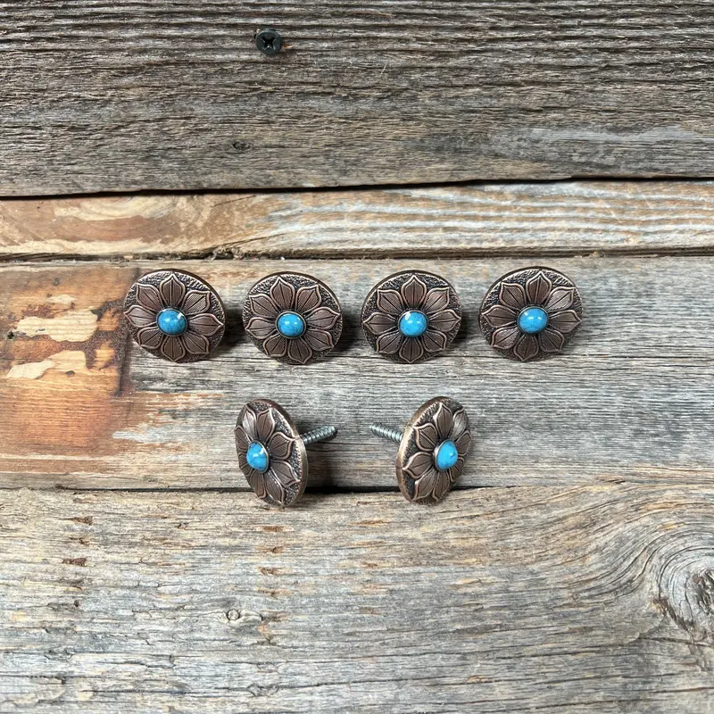 Copper Sunflower Western Concho W205 5