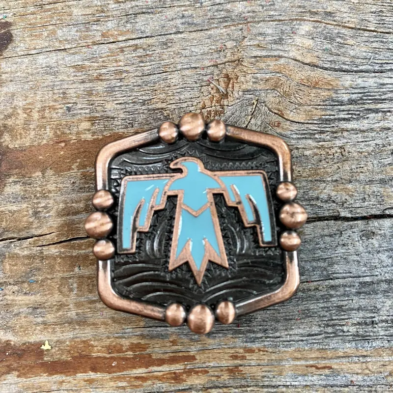 Copper Thunderbird Concho 1” W116s 1