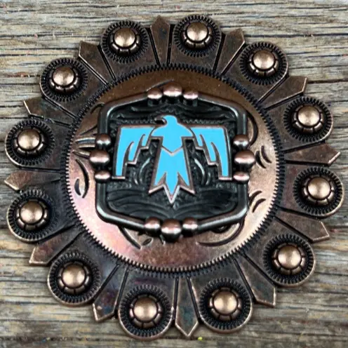 Copper Thunderbird Western Concho W116 4