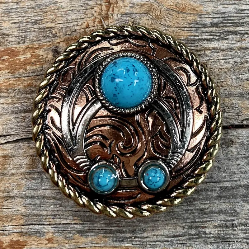 Copper Turquoise Blossom W206l 1