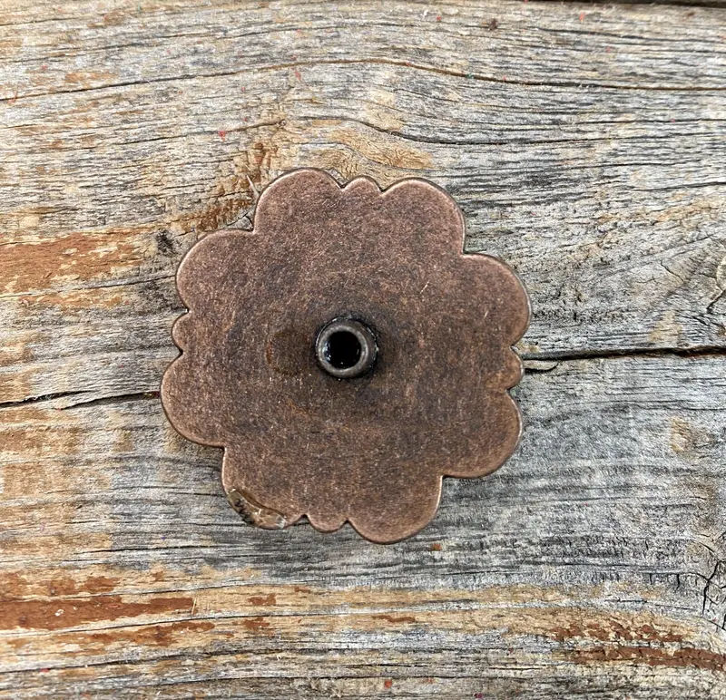 Copper Turquoise Concho 1" W141s 2