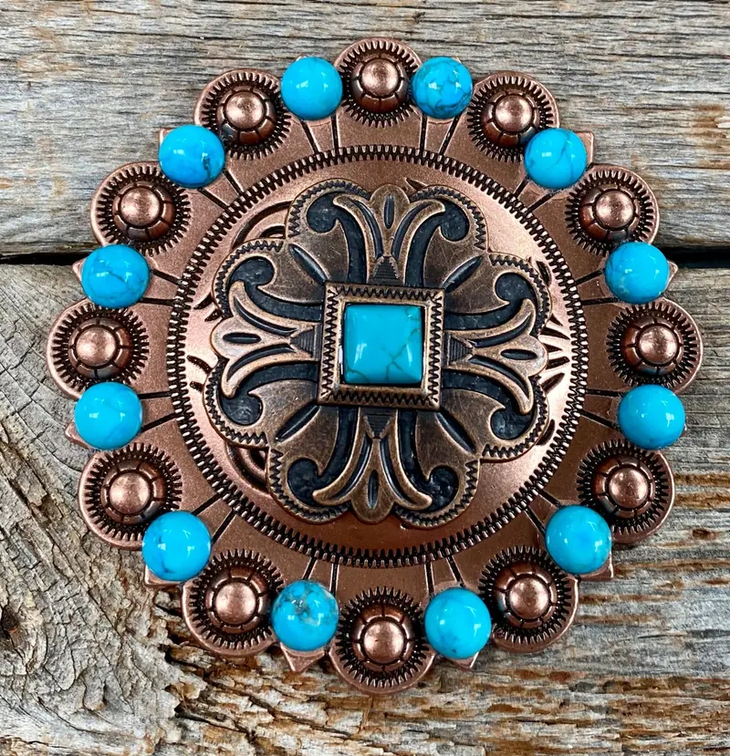 Copper Turquoise Concho Berry Jacket #Bjw141l 1