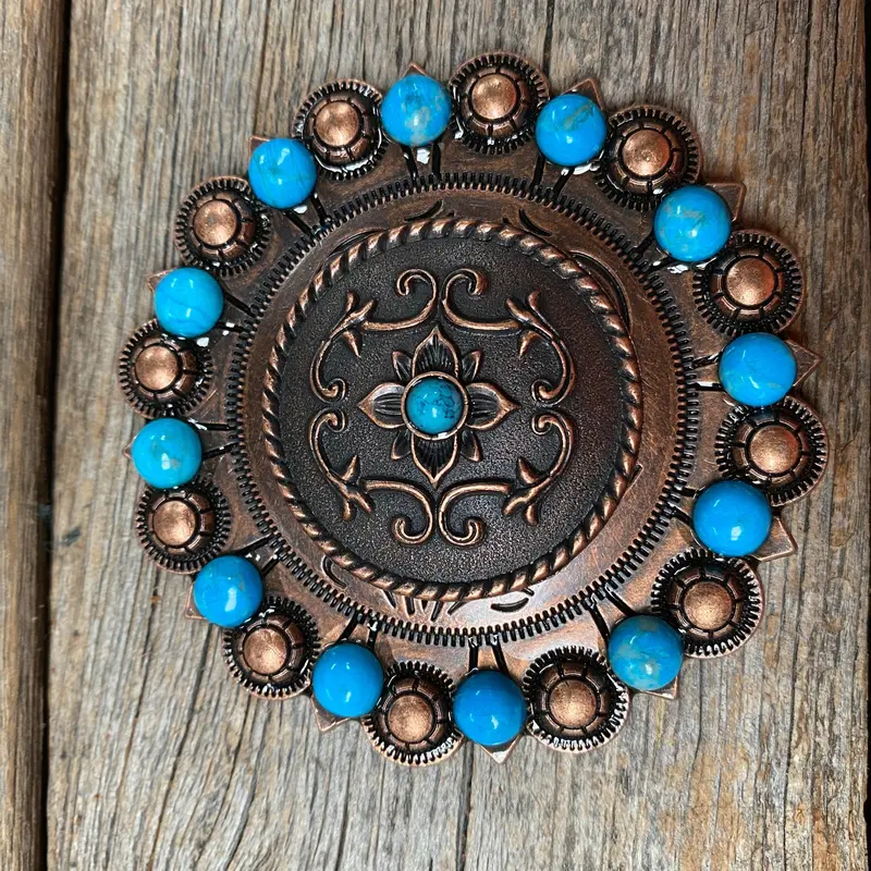 Copper Turquoise Concho Berry Jacket #Bjw180l 1