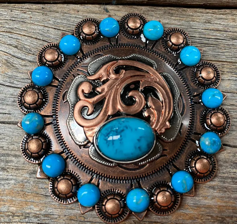 Copper Turquoise Howlite Berry Jacket #Bjw121l 1