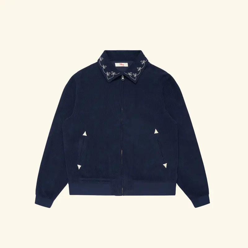 Corduroy Charro Jacket (Navy) 1