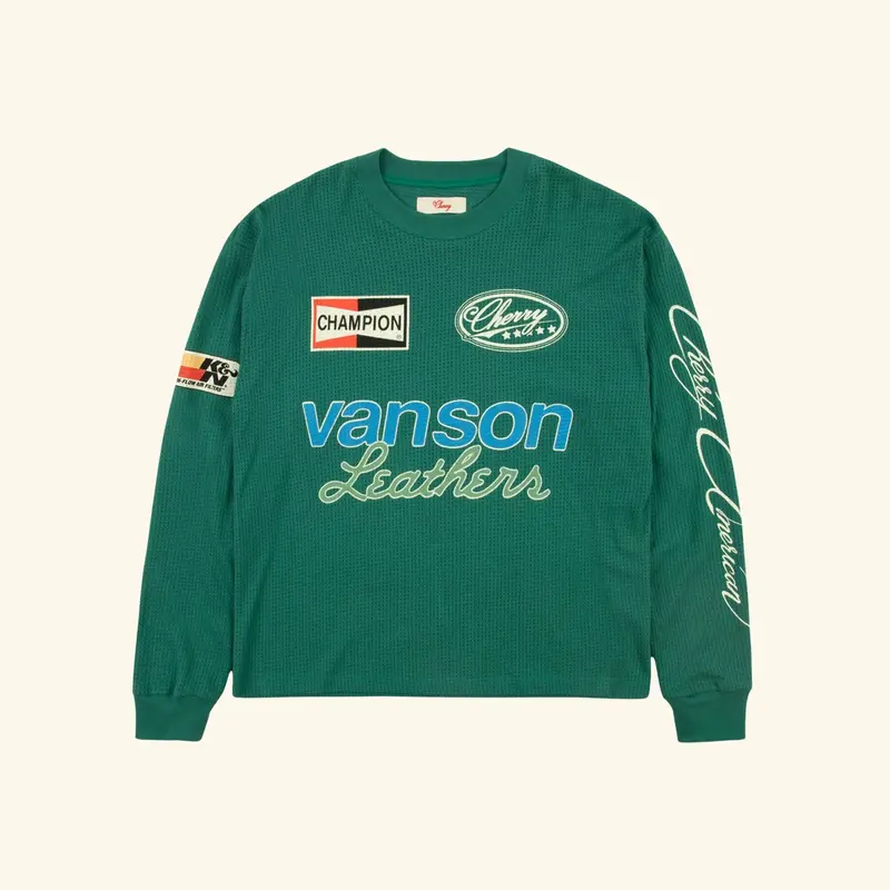 Cotton Mesh Moto Jersey (Pine) 1
