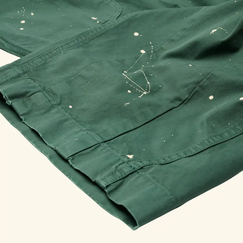 Cotton Twill Parachute Pant (Pine) 4