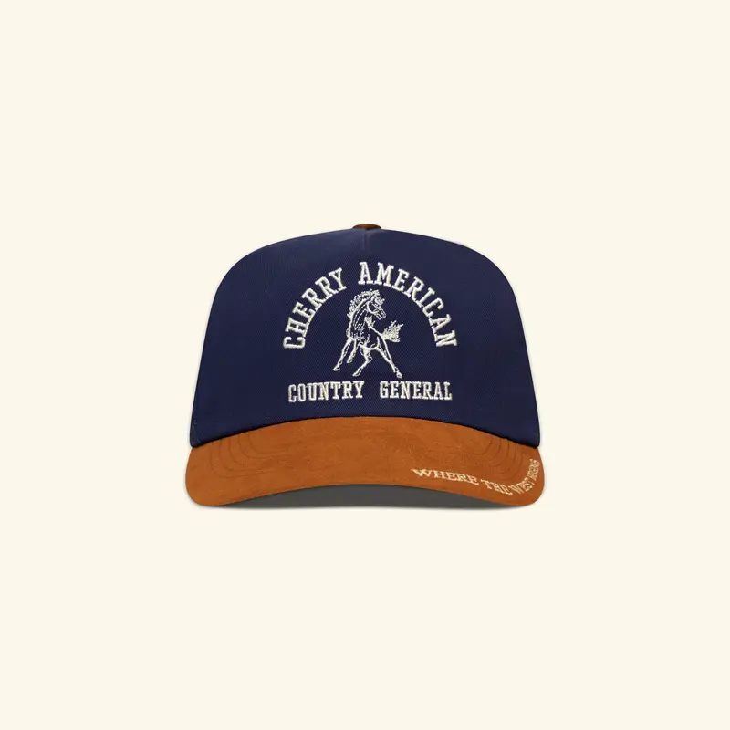 Country General  5 Panel Hat (Navy) 1