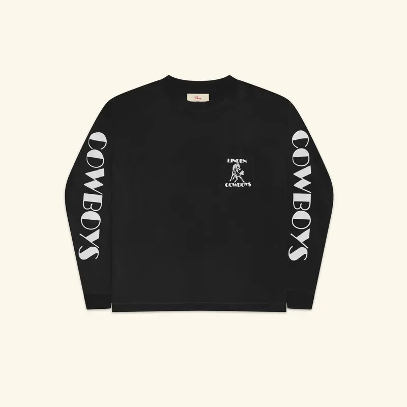 Cowboys Longsleeve Pocket T-Shirt (Vintage Black) 1