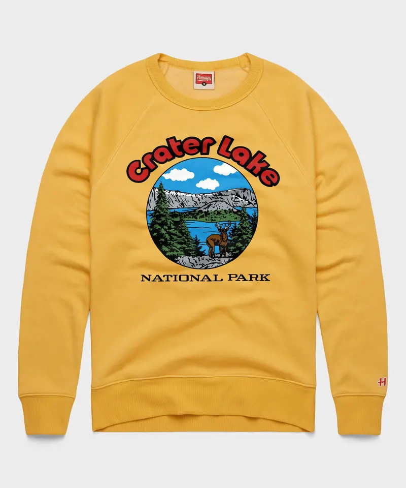 Crater Lake National Park Crewneck 1