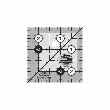 Creative Grids Quilt Ruler 2-1/2In Square # Cgr2 1