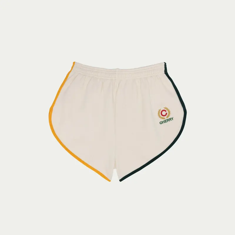 Crest Running Shorts (Cream) 1