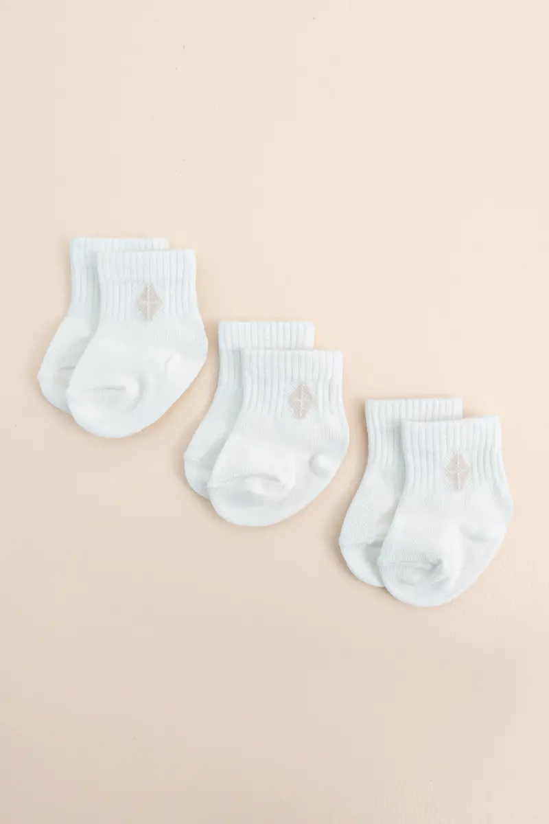 Crew Socks Combo 3-Pack In Cloud 1