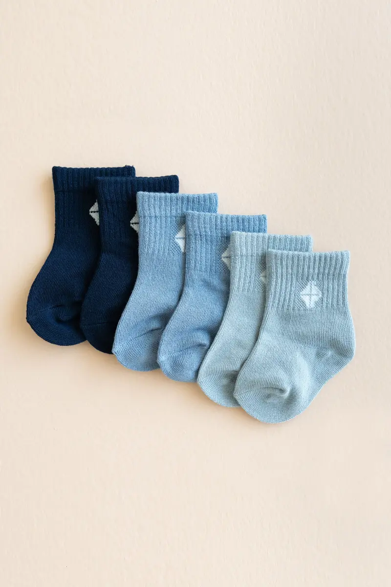Crew Socks Combo 3-Pack In Cool 1