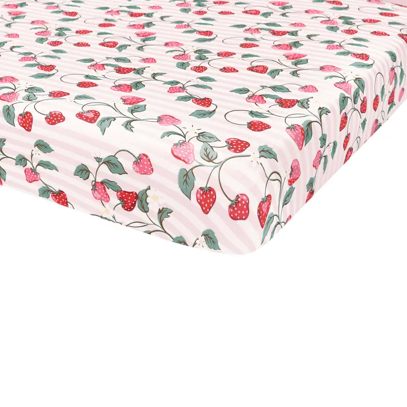 Crib Sheet In Strawberry Fields 2