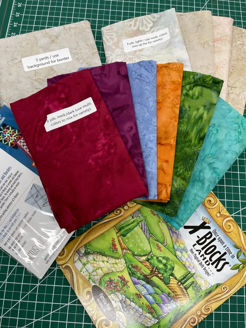 Crown Jewels - X-Block Land  Approx. 75 X 89 Book & Ruler Included In Kit. 1