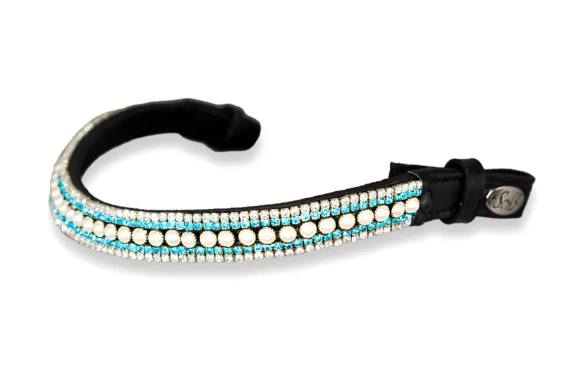 Crystal Browband | Theone U Shape Acquamarina Pearls 1