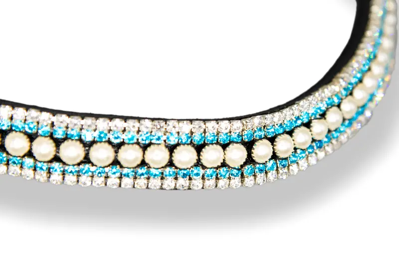 Crystal Browband | Theone U Shape Acquamarina Pearls 2