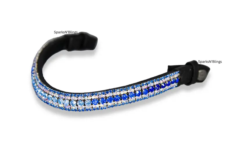 Crystal Browband | Theone U Shape Blue Eclipse 1