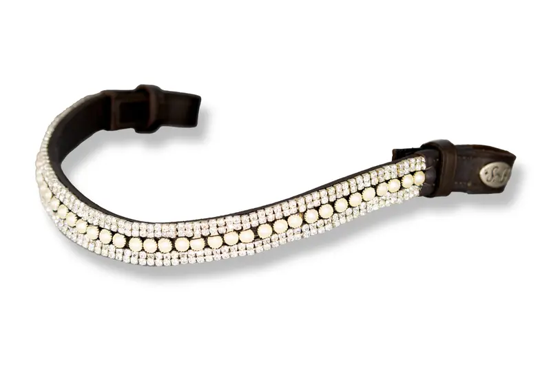 Crystal Browband | Theone U Shape Crystal Pearls 1