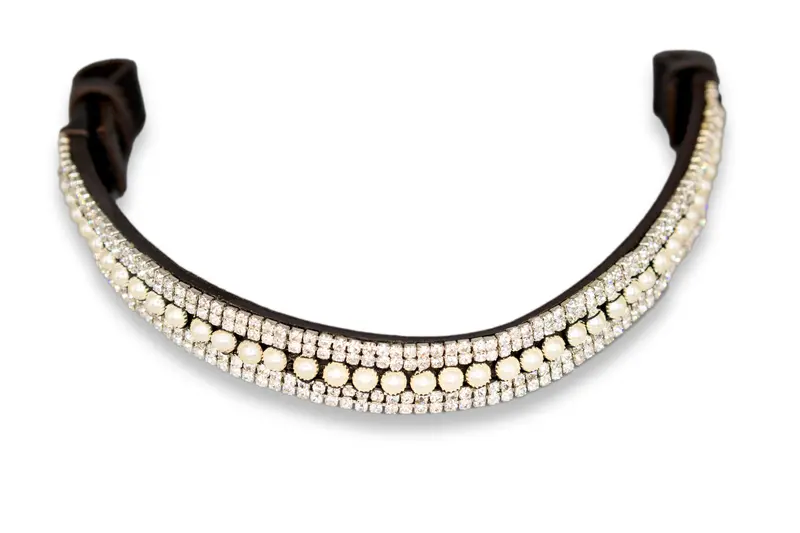 Crystal Browband | Theone U Shape Crystal Pearls 2