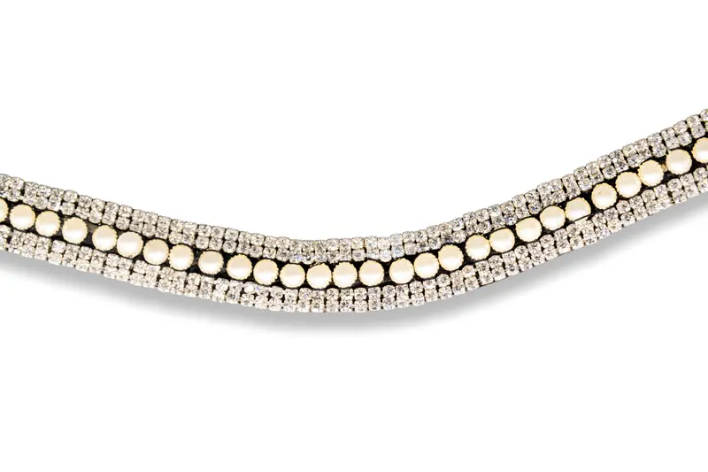 Crystal Browband | Theone U Shape Crystal Pearls 4