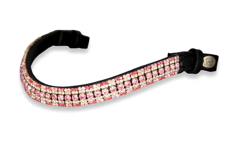 Crystal Browband | Theone U Shape Pink Shades 1