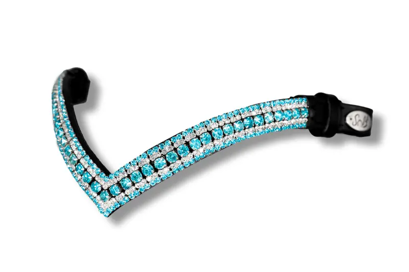 Crystal Browband | Theone V Shape Acquamarina 1