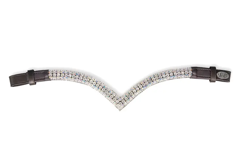 Crystal Browband | Theone V Shape Crystal Rainbow 2