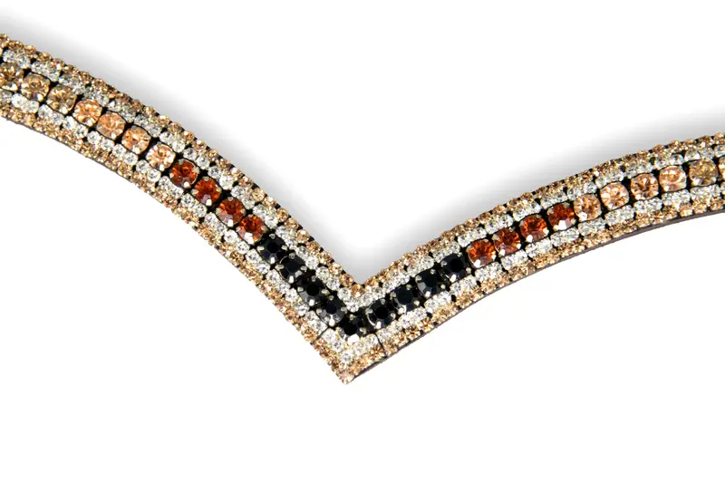 Crystal Browband | Theone V Shape Desert Glow 1