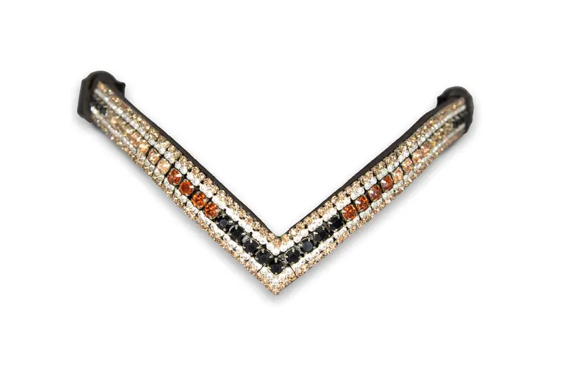 Crystal Browband | Theone V Shape Desert Glow 4