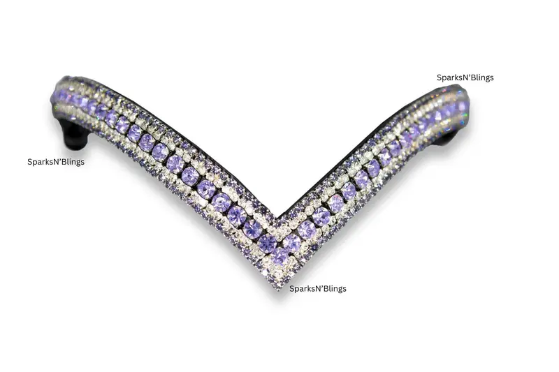 Crystal Browband | Theone V Shape Tanzanite Mix 1