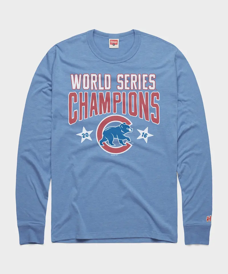 Cubs World Series Champs 2016 Long Sleeve Tee 1
