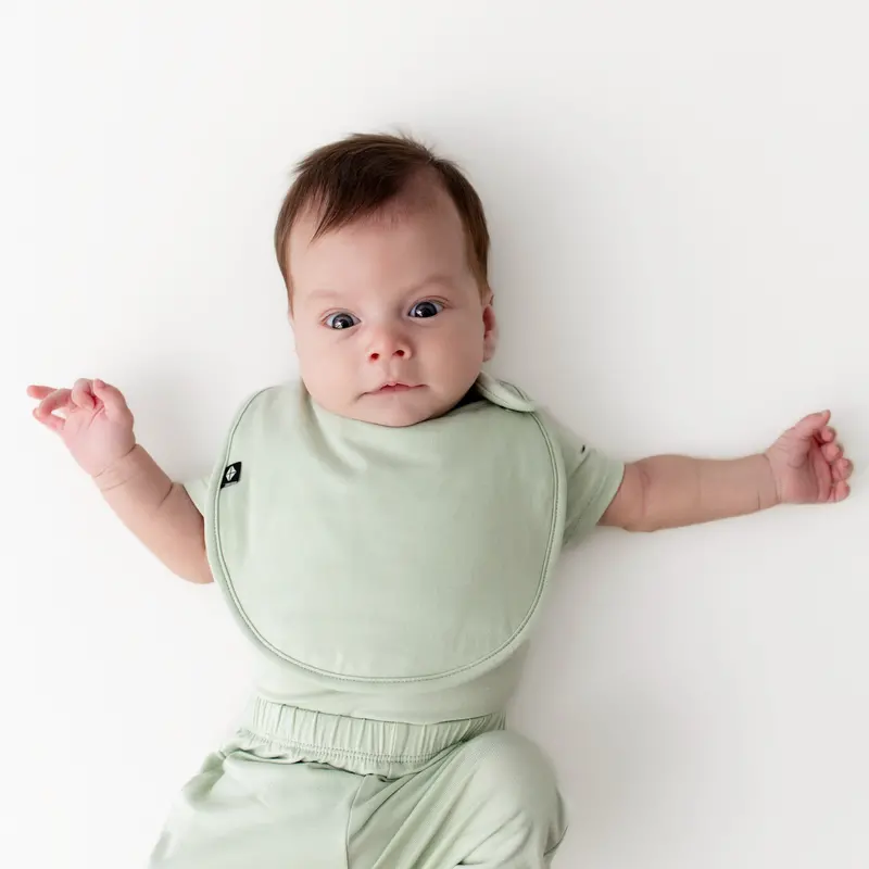 Cushy Bib In Basil 1