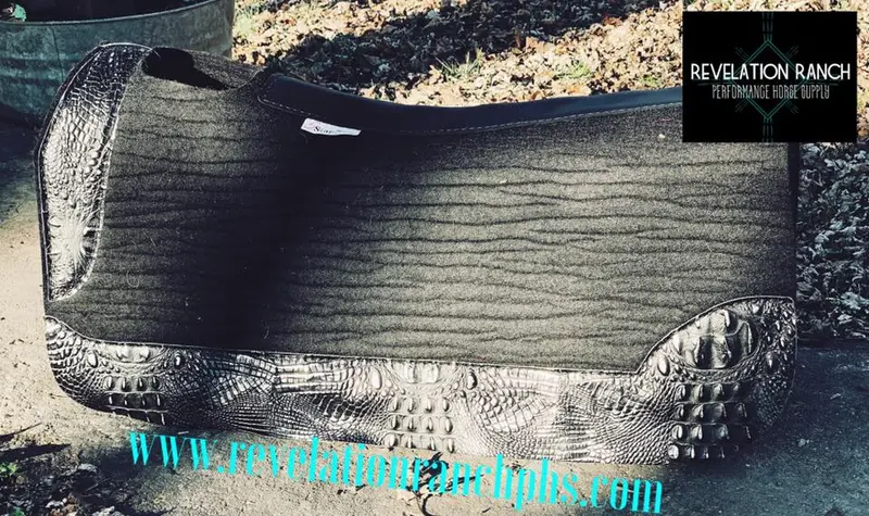 Custom 5 Star - Black Pad With Black/Silver Croc 1