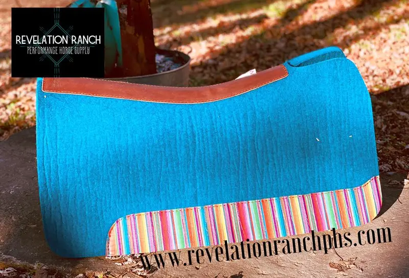 Custom 5 Star - Turquoise/Serape Wear Leathers 1