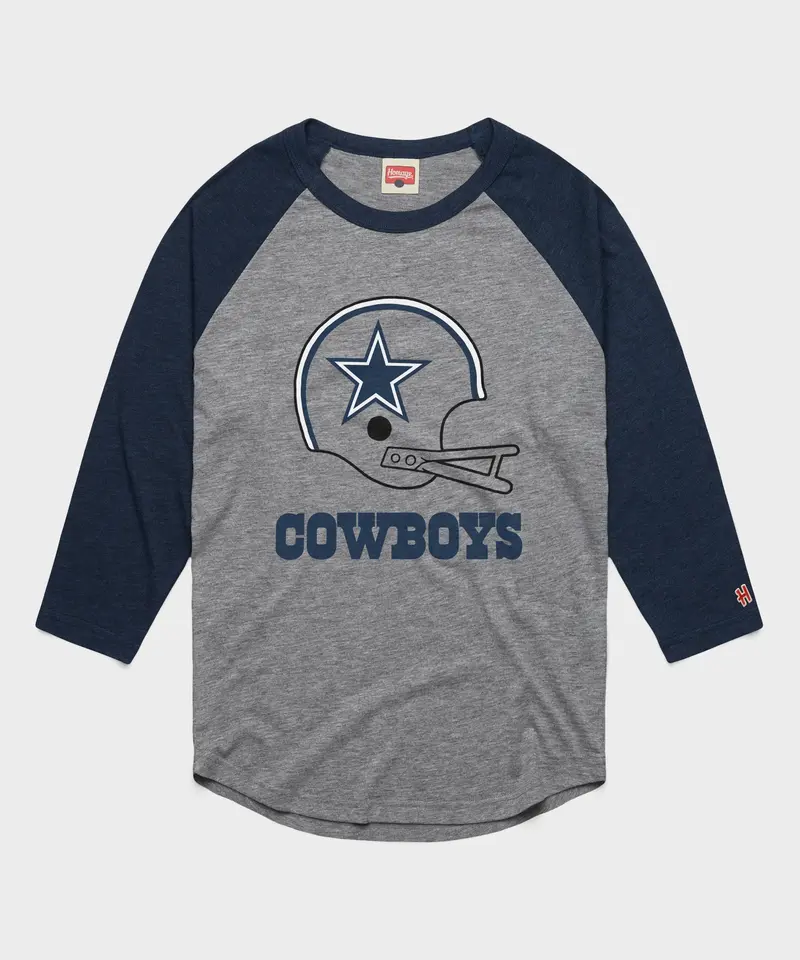 Dallas Cowboys Big Helmet Raglan 1