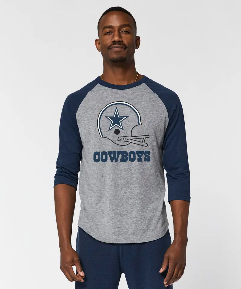 Dallas Cowboys Big Helmet Raglan 3