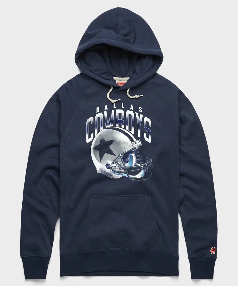 Dallas Cowboys Gradient Helmet Hoodie 8