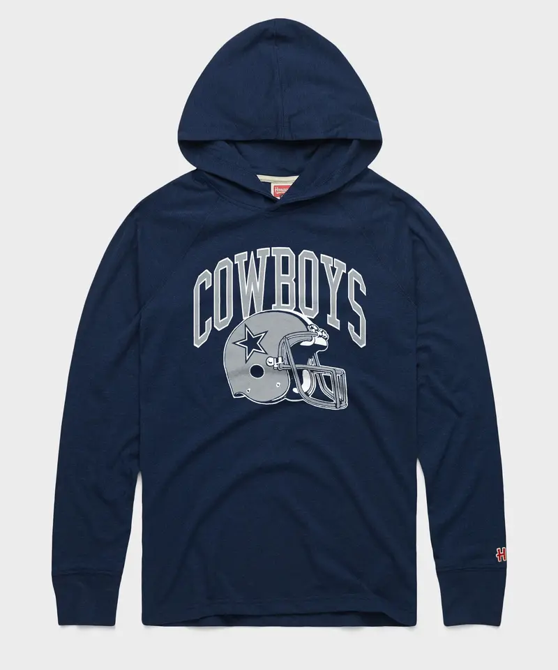 Dallas Cowboys Helmet Lightweight Hoodie 1