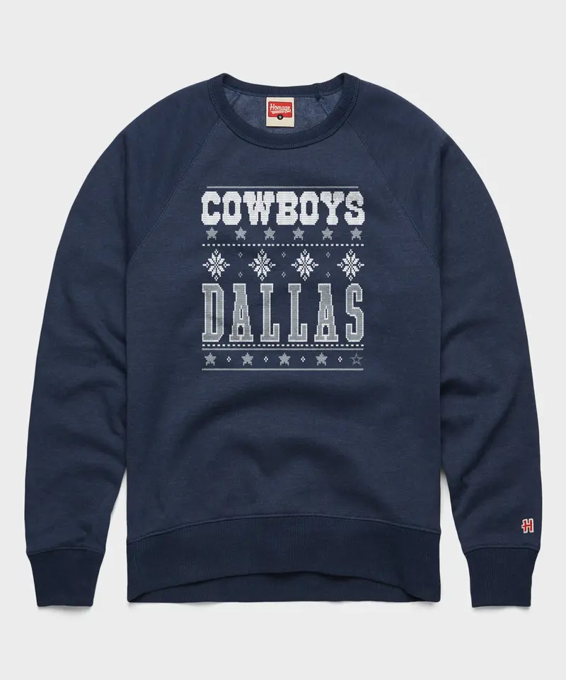 Dallas Cowboys Holiday Crewneck 1