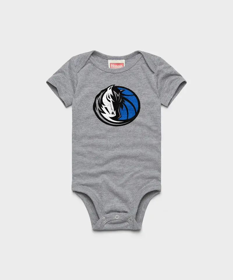 Dallas Mavericks Logo Baby One Piece 1
