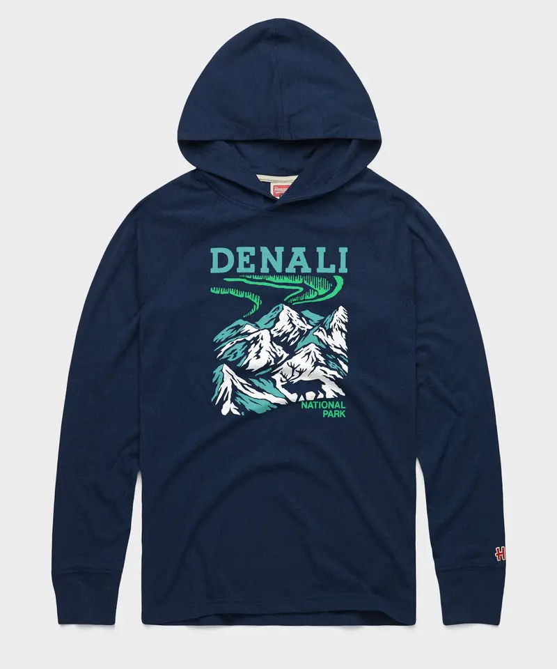 Denali National Park Lightweight Hoodie 1