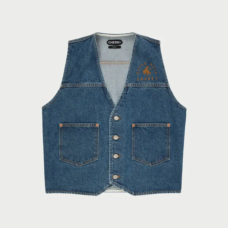 Denim Ranch Vest (Indigo) 1