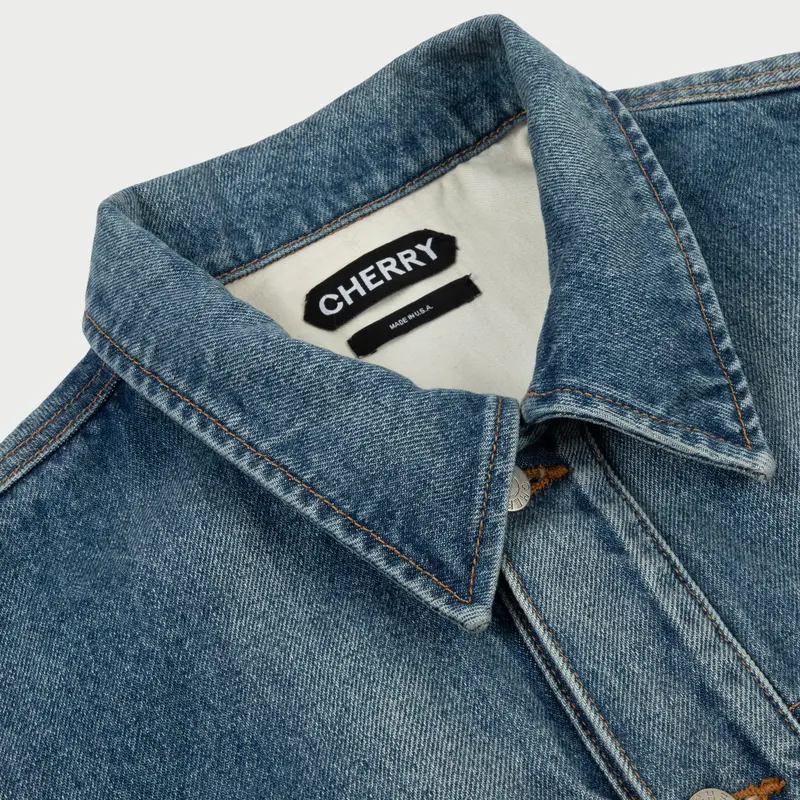 Denim Western Jacket (Indigo) 3